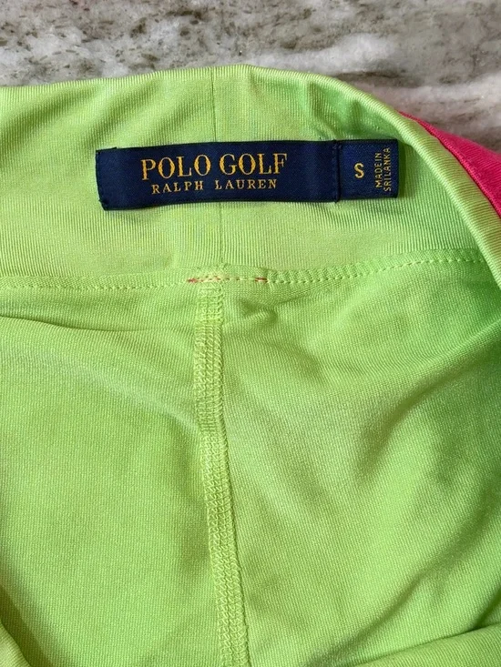 Polo Ralph Lauren Hot Pink Golf Skirt with Lime Green Trim - Picture 4 of 7